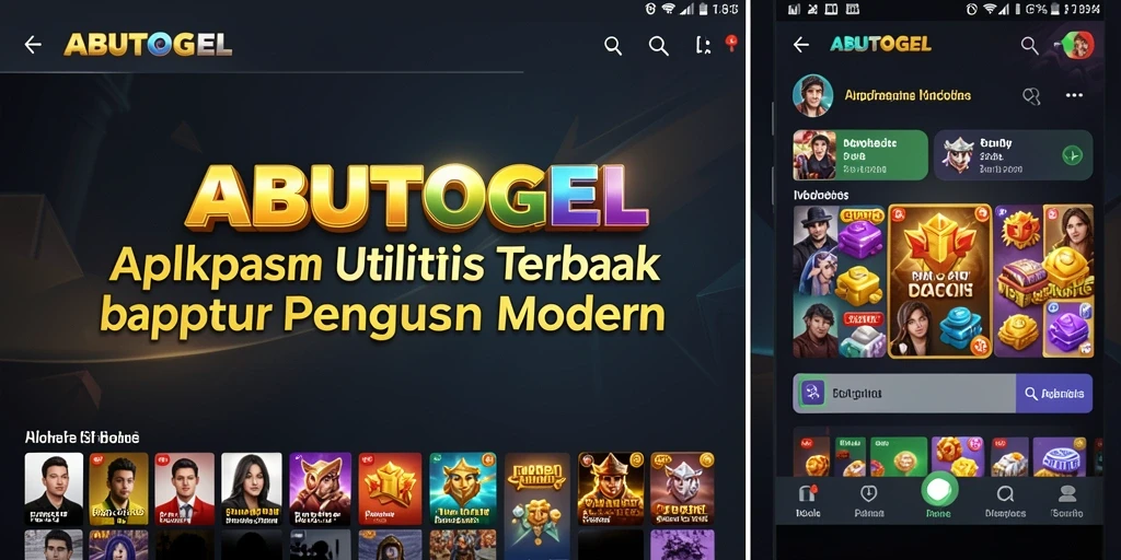 Screenshot ABUTOGEL menampilkan antarmuka aplikasi yang ramah pengguna.