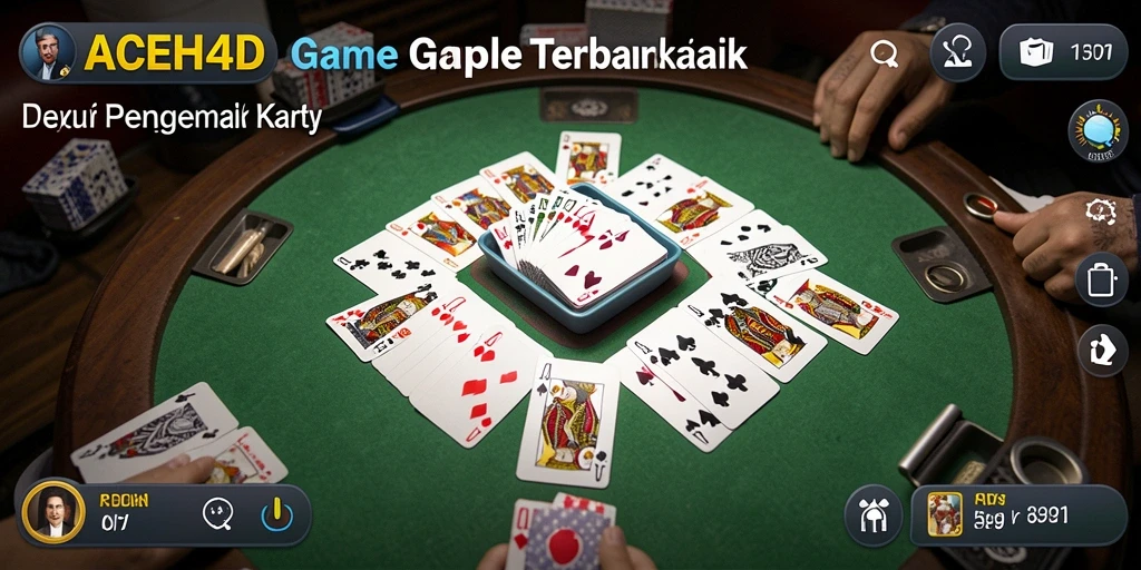 Tampilan gameplay Gaple yang mengasyikkan dan interaktif.