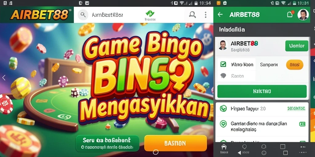 Tampilan gameplay seru dari aplikasi Bingo AIRBET88.