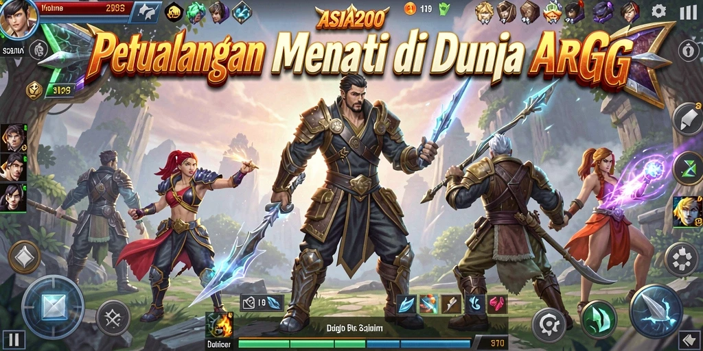 Tangkapan layar dari gameplay menegangkan ASIA200.
