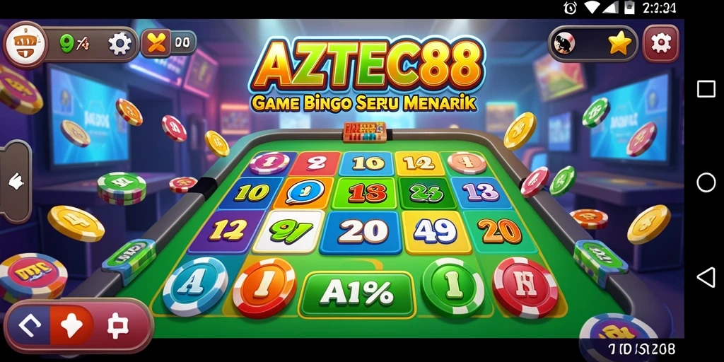 Tangkapan layar dari gameplay seru di AZTEC88.