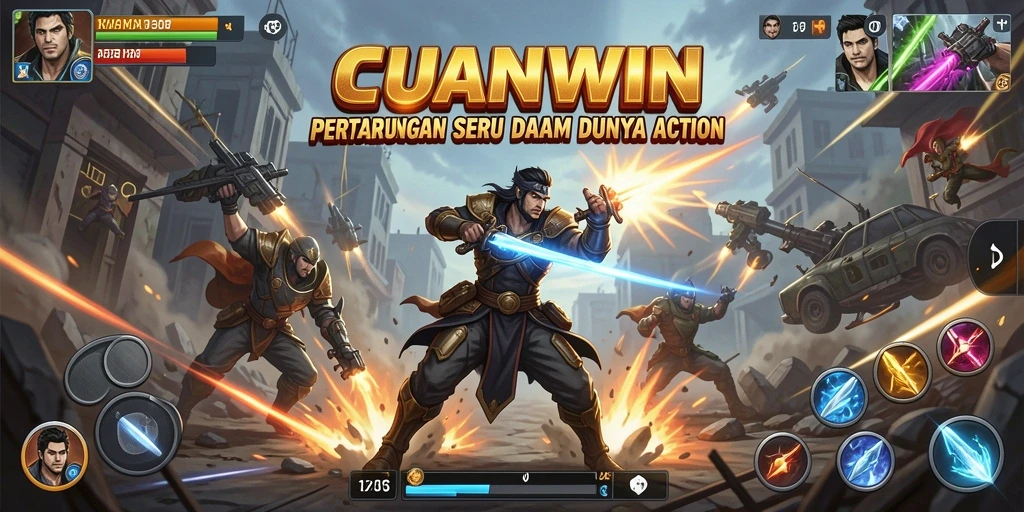 Screenshot CUANWIN menampilkan aksi laga yang intens dan grafis yang memukau.