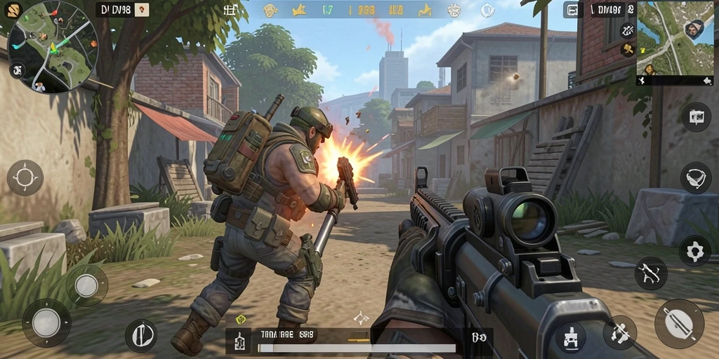 Tampilan gameplay seru di DV188 dengan aksi pertarungan mendebarkan.