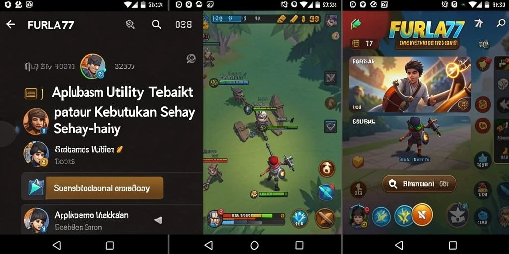 Tampilan antarmuka FURLA77 yang intuitif dan fungsional.