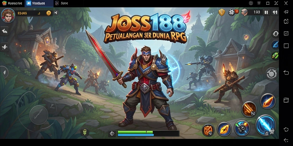 Gameplay seru di JOSS188 dengan aksi pertarungan yang mendebarkan.