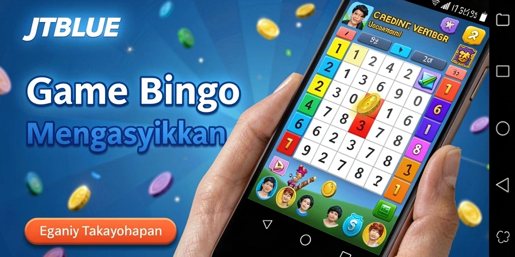 Screenshot gameplay JTBLUE yang menampilkan suasana permainan Bingo yang seru.