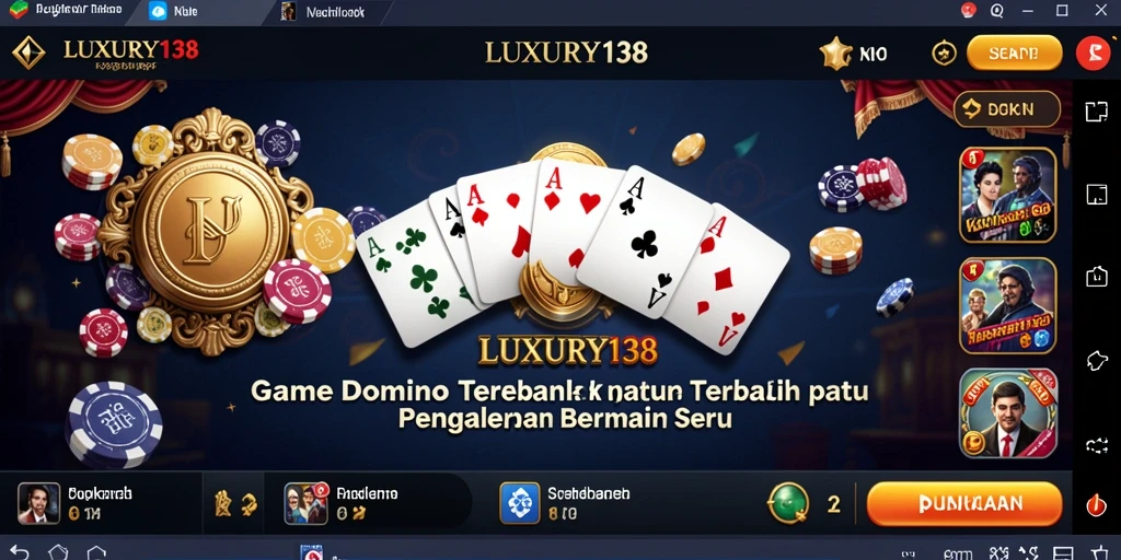 Tampilan gameplay LUXURY138 dengan antarmuka yang menarik dan seru.