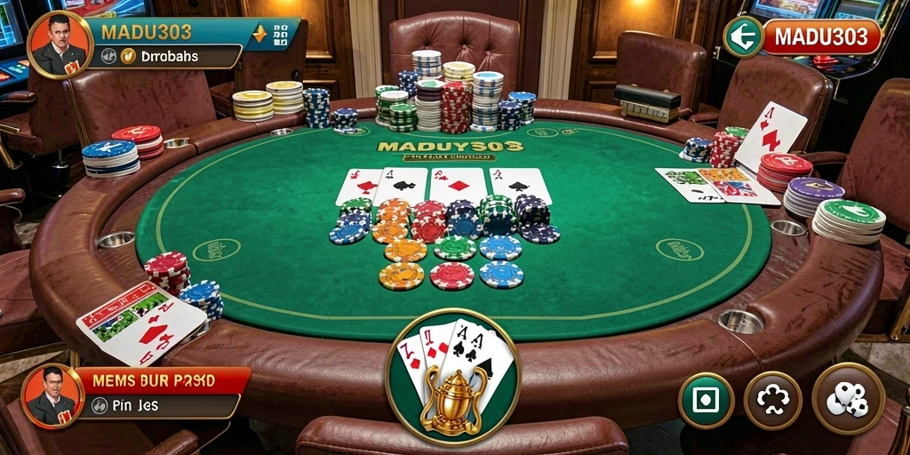 Tampilkan gameplay Poker yang seru dan interaktif di MADU303.