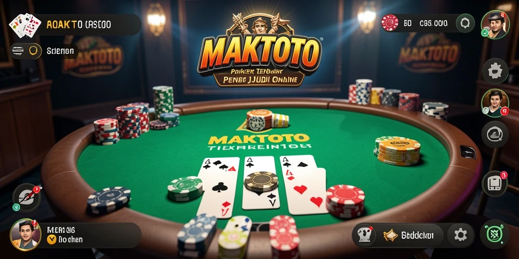 Gameplay seru MAKTOTO dengan tantangan poker nyata.