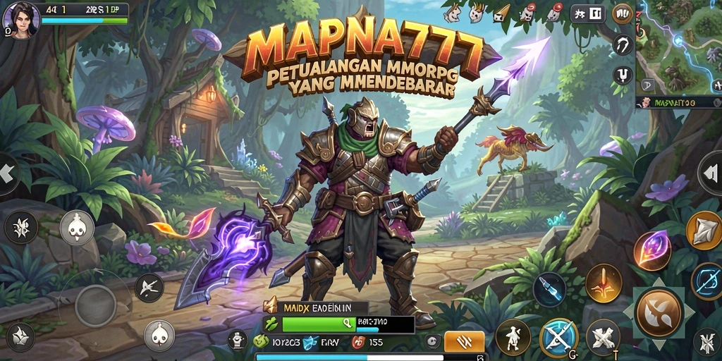 Tampilan gameplay menarik dari MAPNA777 dalam suasana MMORPG.