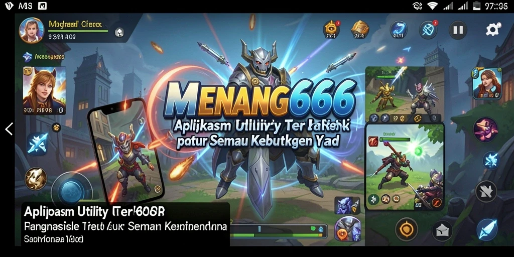 Tampilan menarik dari aplikasi MENANG666 yang memudahkan pengguna.