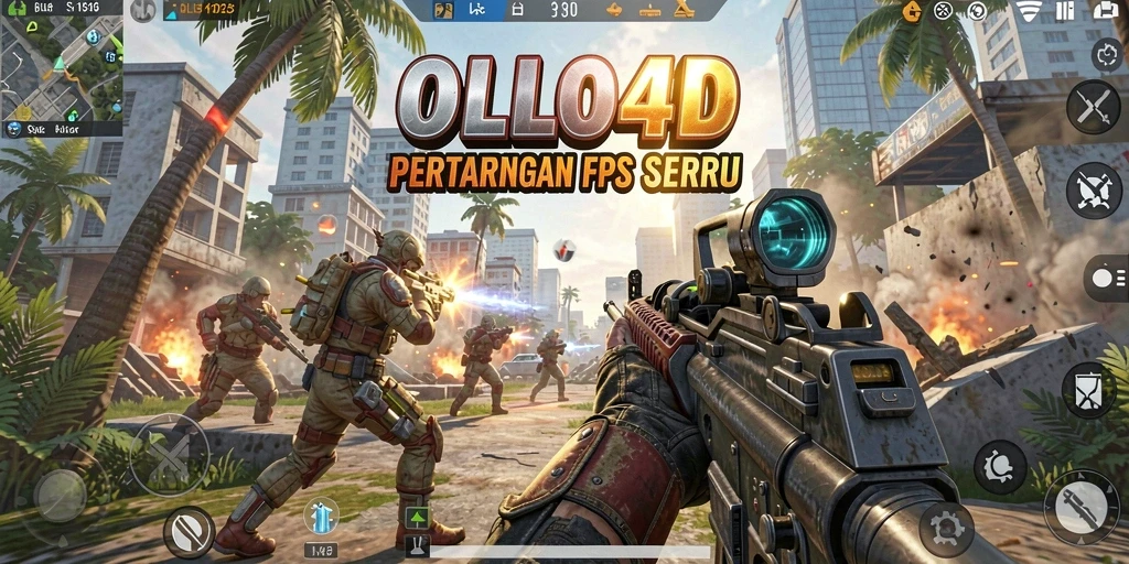 Screenshot dari gameplay huru-hara dalam <strong>OLLO4D</strong> yang mendebarkan.