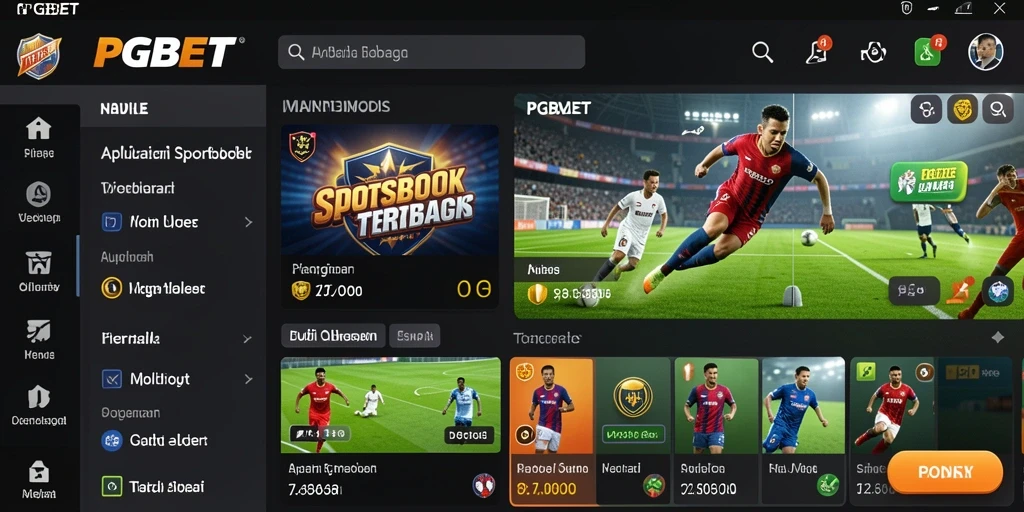 Tangkapan layar PGBET menampilkan taruhan olahraga yang menarik dan interaktif.