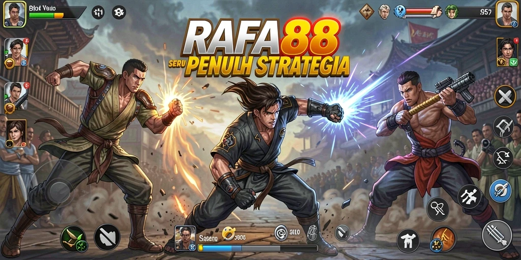 Gameplay seru RAFA88 dengan aksi pertarungan yang mendebarkan.