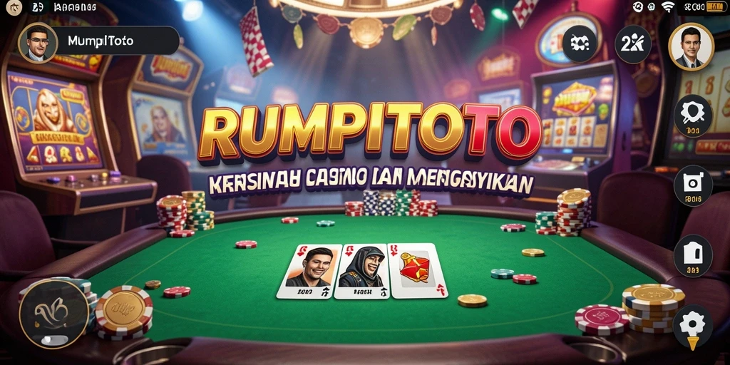 Screenshot gameplay RUMPITOTO yang mendebarkan dan penuh warna.