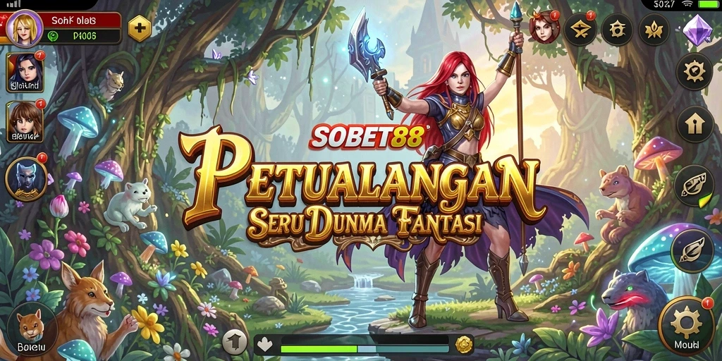 Screenshot gameplay SOBET88 menampilkan aksi petualangan yang mendebarkan.