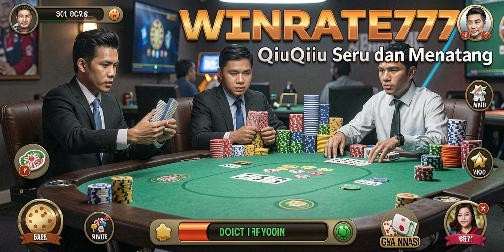 Screenshot gameplay QiuQiu yang menampilkan aksi seru dan interaksi pemain.